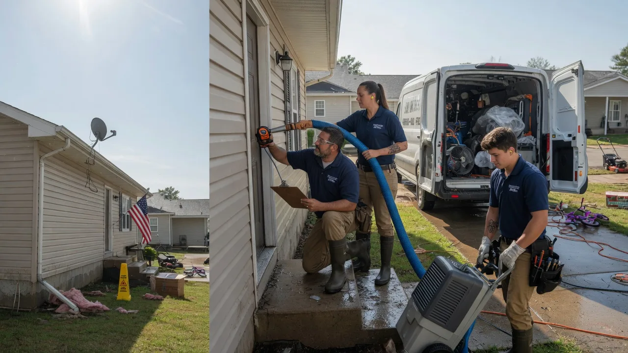 Ceiling Water Damage Restoration in Rodessa, LA near me